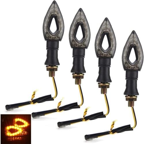 Easy to install 2PCS/1pair Universal 12V 1.3W LED Motorcycle Turn Signal Indicators Lights/lamp