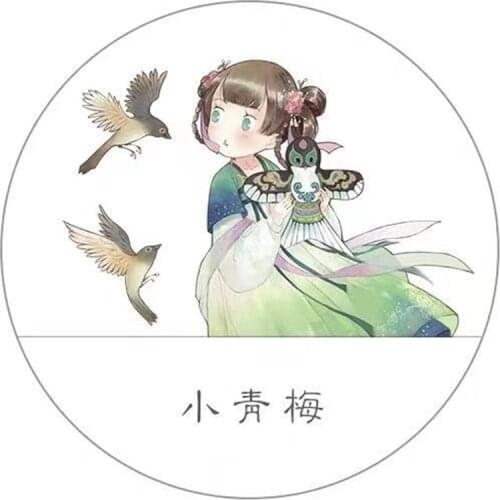 Fairy Ancient Style Lovely Girl3 Washi Tapes for Card Making Bullet Journal DIY Scrapbooking Decorative Sticker