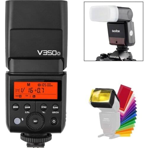 Godox V350O TTL Flash 2.4G Camera Flash HSS Speedlight with Li-ion Rechargeable Battery for Olympus Camera