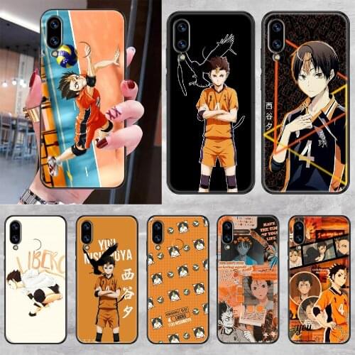 Yu Nishinoya Haikyuu Phone case For Huawei Honor 6 7 8 9 10 10i 20 A C X Lite Pro Play black luxury waterproof tpu shell pretty