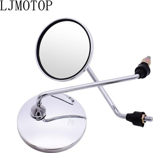 Motorcycle mirror chrome round mirror motorcycl Big vision Side Mirror For BMW R1200S R1200ST R1150RT F650CS R1100S R1150R S1000