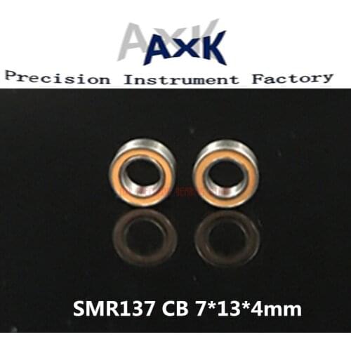 7*13*4mm CB LD A7 1PC SMR137 2RS CB ABEC7 7X13X4mm Stainless Steel Hybrid Ceramic Bearings/Fishing Reel Bearings SMR137C 2OS