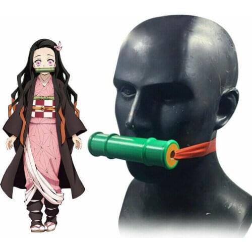 Anime Demon Slayer Kamado Nezuko Sealing Stick Cosplay Props Kimetsu No Yaiba Bamboo Mouth Sticks Sexy Toy