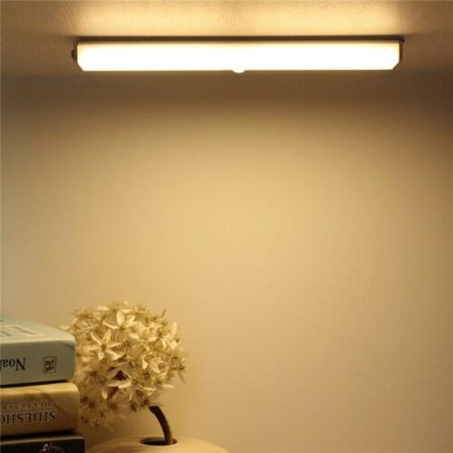 1W 5V LED Cabinet PIR Motion Detector Sensor Closet Night Light Lamp 14LEDs Induction Wardrobe Step Lights Bar Lighting