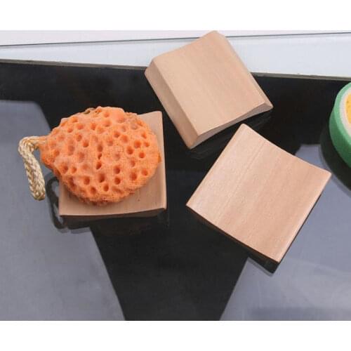 Wooden Handmade Bathroom Soap Dish Sink Sponge Holder Sundries Rack F20173906