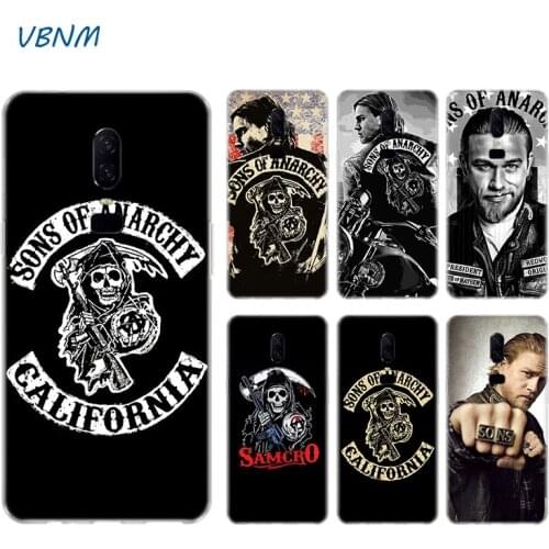 Hot TV Sons of Anarchy Case For OnePlus 1+ 8 8T Nord 7T 7 Pro 6 6T 5 5T 3 3T Silicone Rubber TPU Coque Cover