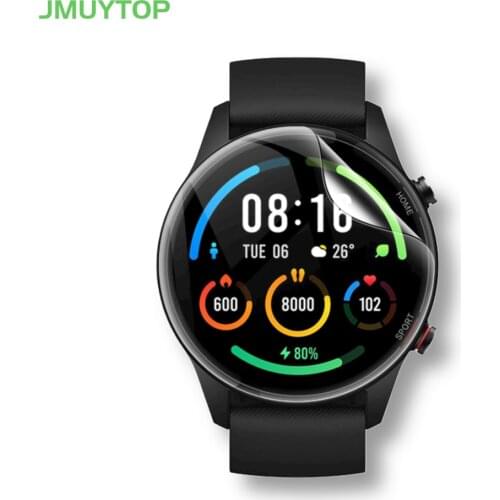 JUMTOP HD Screen Protector For Xiaomi Watch Color Strap MiWatch Smart Watch Full Soft Protective Glass For Xiaomi Mi Watch Film