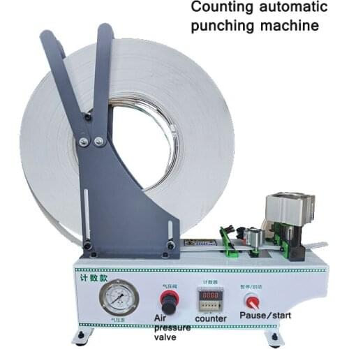 Edge Banding Counting Punching Machine Covering Panel Furniture Edge Banding Punching Machine Three-in-One Punching Machine