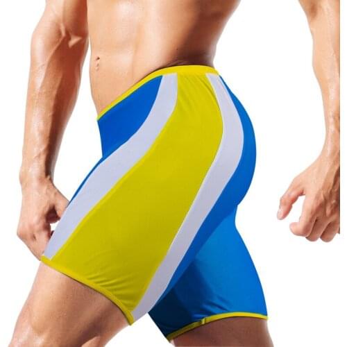 Summer Mens Sport Beach Swim Shorts Quick Dry Mens Beach Swimwear Trunks Sunga Man Swimming Boxer Surf Wear Board Underpants