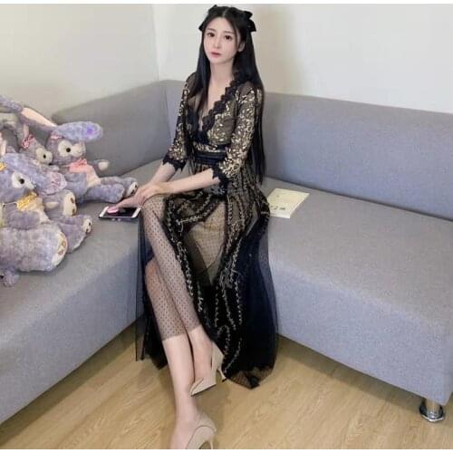 Летние платья в горошек Limiguyue China At AliExpress