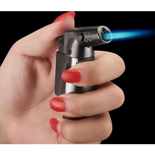 Small Portable Air Lighter Metal Windproof Air Gun Small Airbrush Small Welding Cigar Torch Lighter Christmas Lighter
