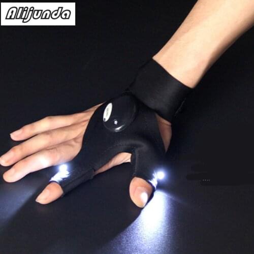 Multipurpose Waterproof Fishing Gloves + LED Light Rescue Tools for Dodge Jeep Grand Cherokee/Compass/Commander/Wrangler/Rubicon