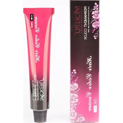 Mokeru 100ml Hot Fashion Ash Hair Dye Professional Hair Color Permanent Paint Sliver Gray Colors Dye Hair Color Cream for Women