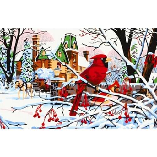 New Diamond Embroidery Fire Bird Animal Diy 5D Diamond Painting Cross Stitch Kits Crystal Rhinestone Full Drill Home Decoration