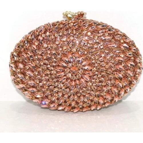 Latest Female Crystal Diamond Clutches Women Evening Bag for Wedding Woman Shoulder Day Clutches Lady Fashion Glitter Handbags