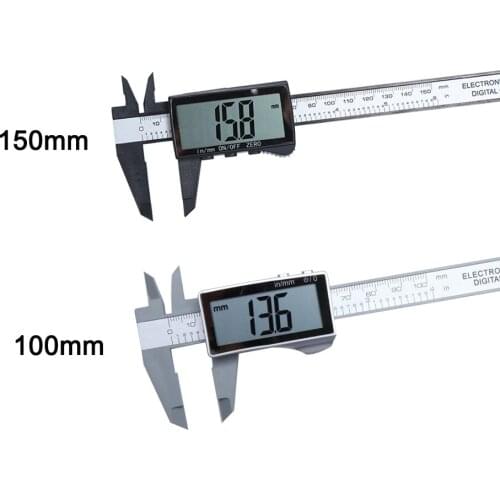 100/150mm Plastic Electronic Digital Caliper Small High-Precision Industrial Measure Instrument Vernier Caliper Measuring Tools