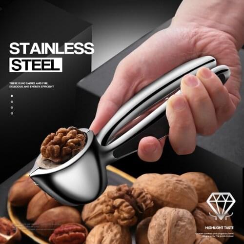 Portable Nut Cracker Kitchen Gadgets Tool Sheller Almond Walnut Hazelnut Opener Metal Opener Nutcracker Kitchen Accessories