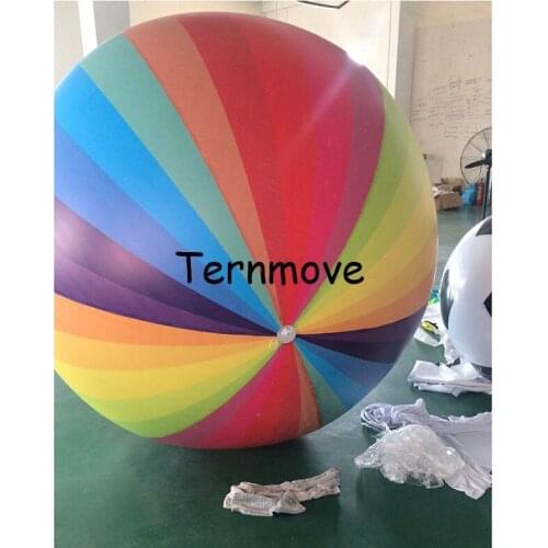 PVC colorful beach ball advertising balloon Promotion Helium Balloon floating helium balloon custom large sky fly balloon