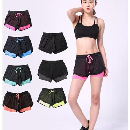 Shorts Women Fitness Top Spandex Neon Elastic Lulu Running Workout Short Leggings For Ladies Gym Sport Shorts