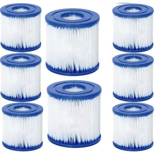 AT69 -Replacement Filter Cartridge Type D/VII,for Summer Waves Type D Pool Filter,for Intex Type D,for Bestway 58283E Filter