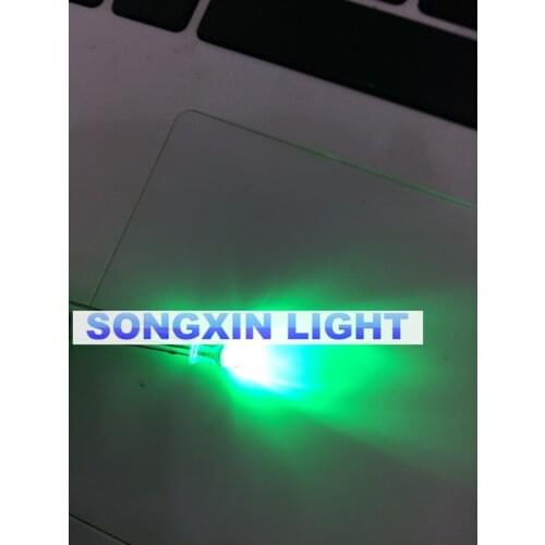 Light Emitting Diode Led Bulbs Transparent 1000pcs /lot Green 5mm F5mm Xiasongxin Through Hole