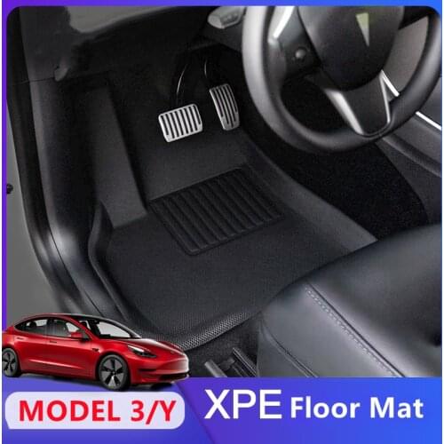 Tesla Model 3 Y Custom Fit Car Accessories Floor Mat XPE ECO Friendly Material Carpet For Tesla Model 3 Left Right Hand