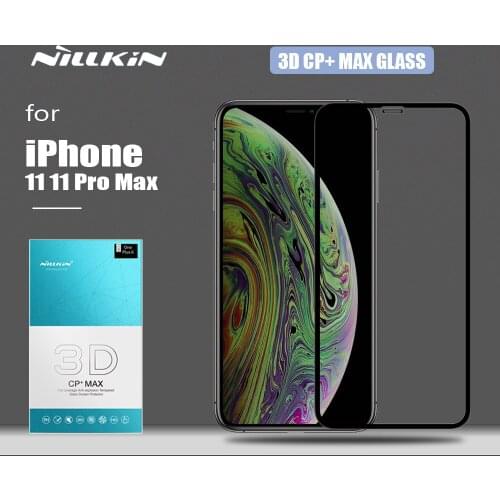 Nillkin for iPhone 11 11 Pro Max Glass CP+ Max 3D Full Cover Tempered Glass HD Protective Screen Protector for iPhone 11 Pro Max