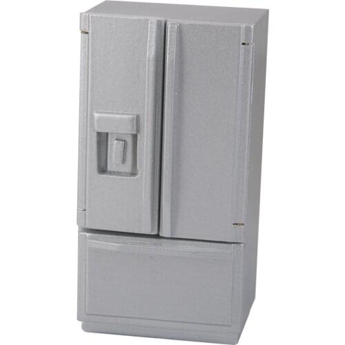 1/12 Dolls House Kitchen Furniture Miniature Modern Fridge Refrigerator