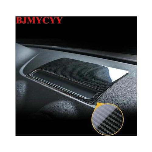 BJMYCYY 1PCS Carbon fiber decoration frame for automobile navigation panel for Audi A3