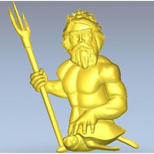 3d model relief for cnc in STL file format Neptun