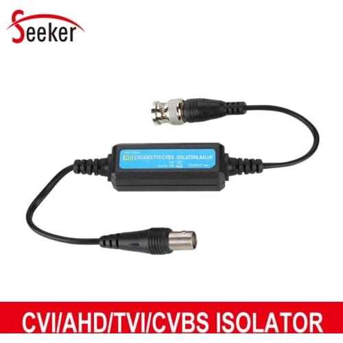 5pcs/lot New Ground Loop Isolator Video Balun Coaxial BNC Male to Female for CCTV HD TVI/CVI/AHD/CVBS Camera CCTV Isolator