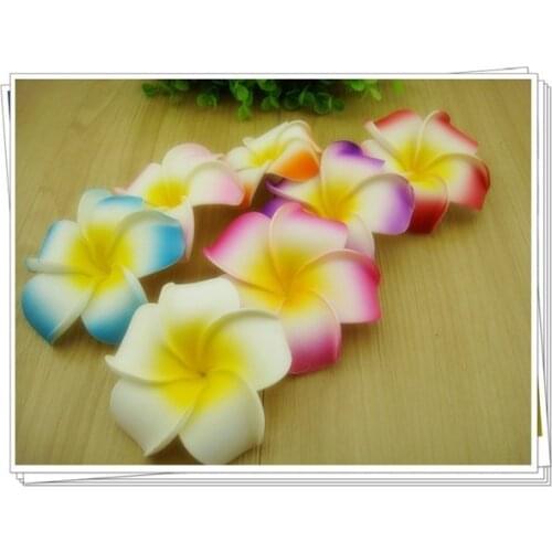 6Cm Foam Plumeria Flower Frangipani Flower Floral Beauty Handwork Material DIY Accessories Hand Craft Flower 100 Pieces/Lot LF14
