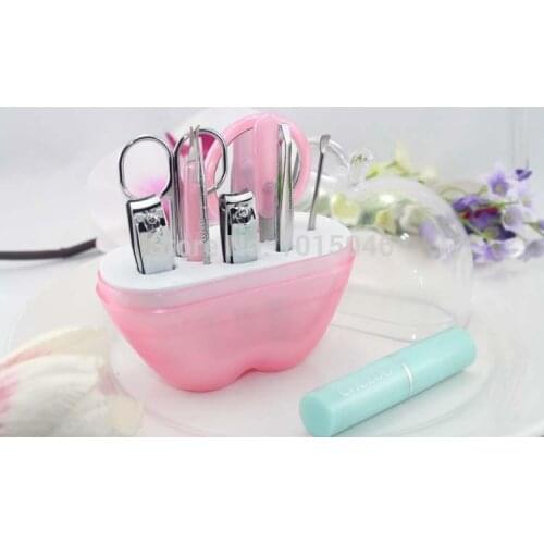 Free Shipping 10 X Apple Shape Pedicure/Manicure Set Kit Wedding Giveaways/return Gift Wedding Favor
