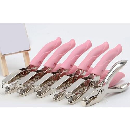 Labor-Saving Hand Puncher Manual Single Hole Punching Machine Pliers Paper Stationery Binding Puncher