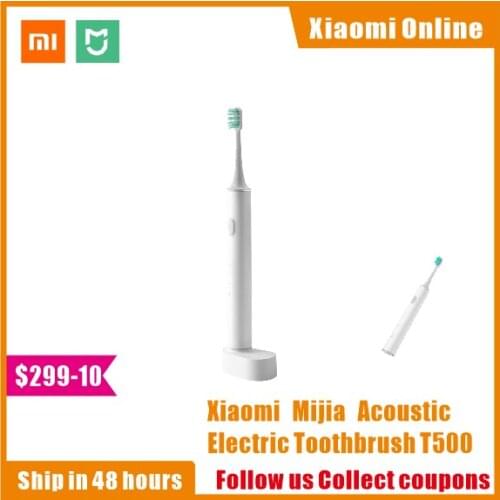 New Xiaomi Mijia T500 Electric Toothbrush Smart Sonic Brush Ultrasonic Whitening Teeth vibrator Wireless Oral Hygiene Cleaner