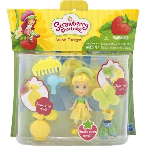 HASBRO Strawberry Shortcake Lemon Meringue Toys Anime Strawberry Princess Dolls Girls Play House Action Figures Toys Model Gift