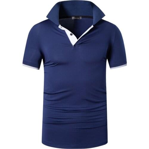 Classic Fashion jeansian Mens Sport Tee Polo Shirts POLOS Poloshirts Golf Tennis Badminton LSL322 Navy (Please Choose US Size)