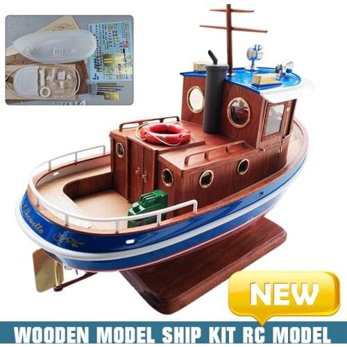 Micro Tug M3 1:18 273mm Wooden model ship kit RC model christmas gift for children toys for kid