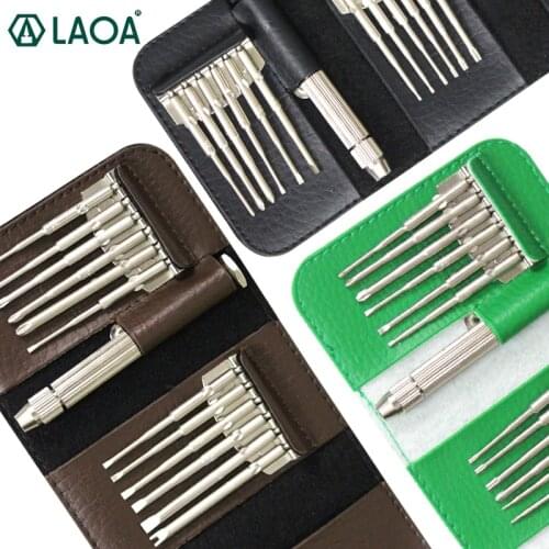 LAOA Portable Screwdriver Sets High Quality S2 Bits Electronics Repair Set/Mobilphone Repair Sets/Clock Watch Repair Set