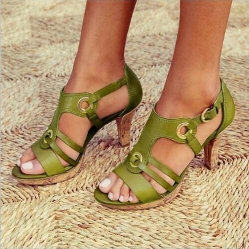 2020 New Womens Sandals Spring and Summer Plus Size Hot Sale High Heel Sandals Women Sandals Luxury Shoes Women Designers