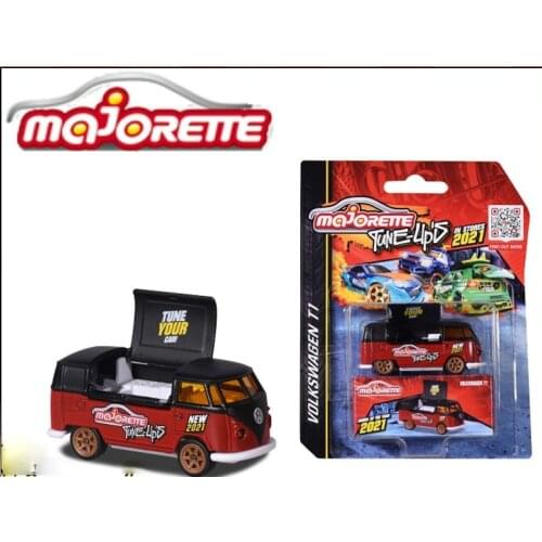 NEW Majorette cars 1:64 2021 Volks wagen T1 The exhibition is specially customized Limited collection of die-cast car models