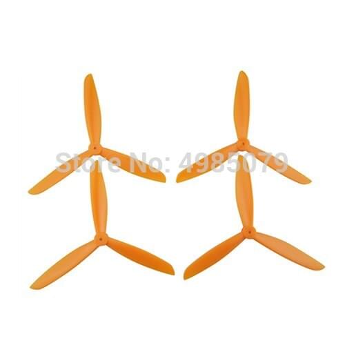 Upgrade Propeller 3 Leaf Blade Spare Part for SYMA X8C X8W X8G X8HC X8HW X8HG Propeller Blade RC Drone Wing Rotor Orange Color