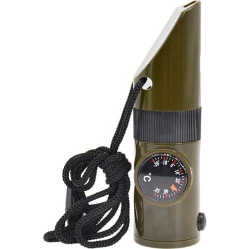 Survival Equipment Hunting Fishing Multifunctional Whistle Camping Safety Emergency Exploring