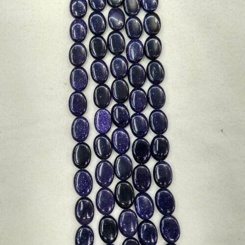 Wholesale 42pcs/lot Fashion good quality blue sand stone oval shape loose spacers beads 13x18mm for DIY jewelry marking free
