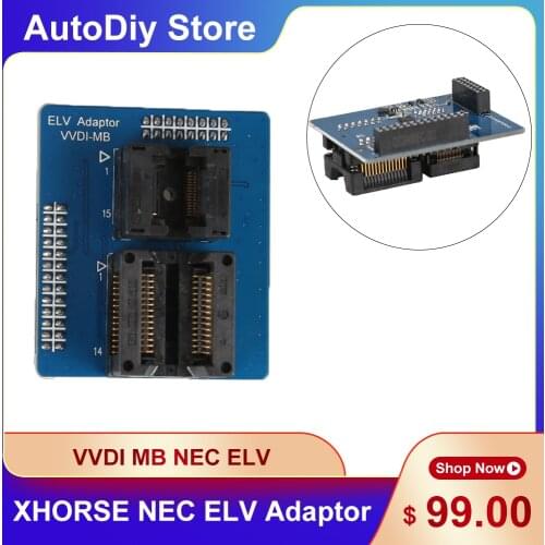 Original Xhorse NEC ELV Adapter Car Scanner For VVDI MB For Benz Support W204 ESL/Old Motorola ESL Auto Diagnostic Tools Renew