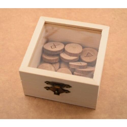 Viking rune Norse Asatru pagan heathen Elder Futhark Runic Alphabet Wooden Rune Set