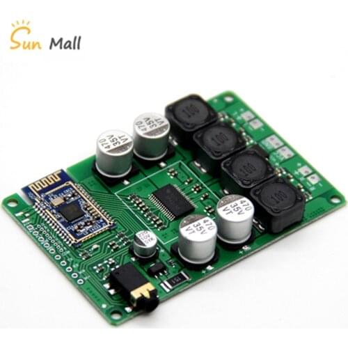 TWS pair box 5.0 power amplifier board 2x20W/30W supports AUX audio input supports serial port to change name