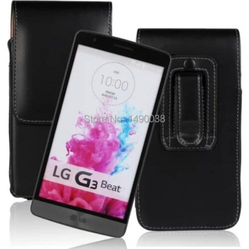 Luxury PU Leather Holster Pouch Case For LG G3 Beat G3 mini LG G3 mini with Belt Clip Phone Case