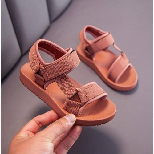 Boys Summer Sandals New Big Kids Open Toe All-match Casual Sandals Boys and Girls Sports Beach Shoes Childrens Soft Beach Hot