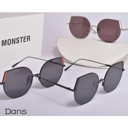 Korea GM sunglasses women cat eye sunglasses GENTLE Dans Acetate Polarized UV400 lens sun Glasses MONSTER for men women